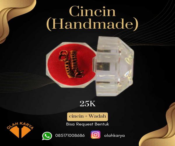 Cincin (Handmade dari kawat Tembaga)