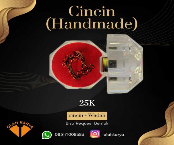 Cincin (Handmade dari kawat tembaga)