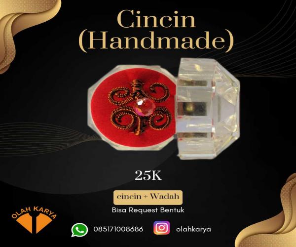Cincin (Handmade dari kawat Tembaga)