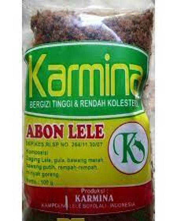 Abon lele Karmina, krip kulit, krip daging, sirip